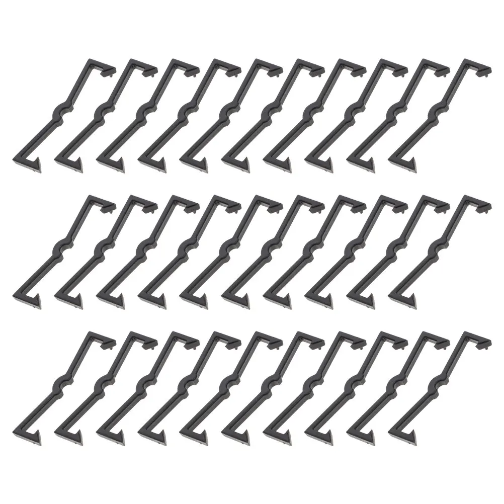 

100 Pcs Pegboard Hook Fasteners Plastic Garage Accessories Perfboard Hooks Locks Stoppers DIY Easy Stable Connection