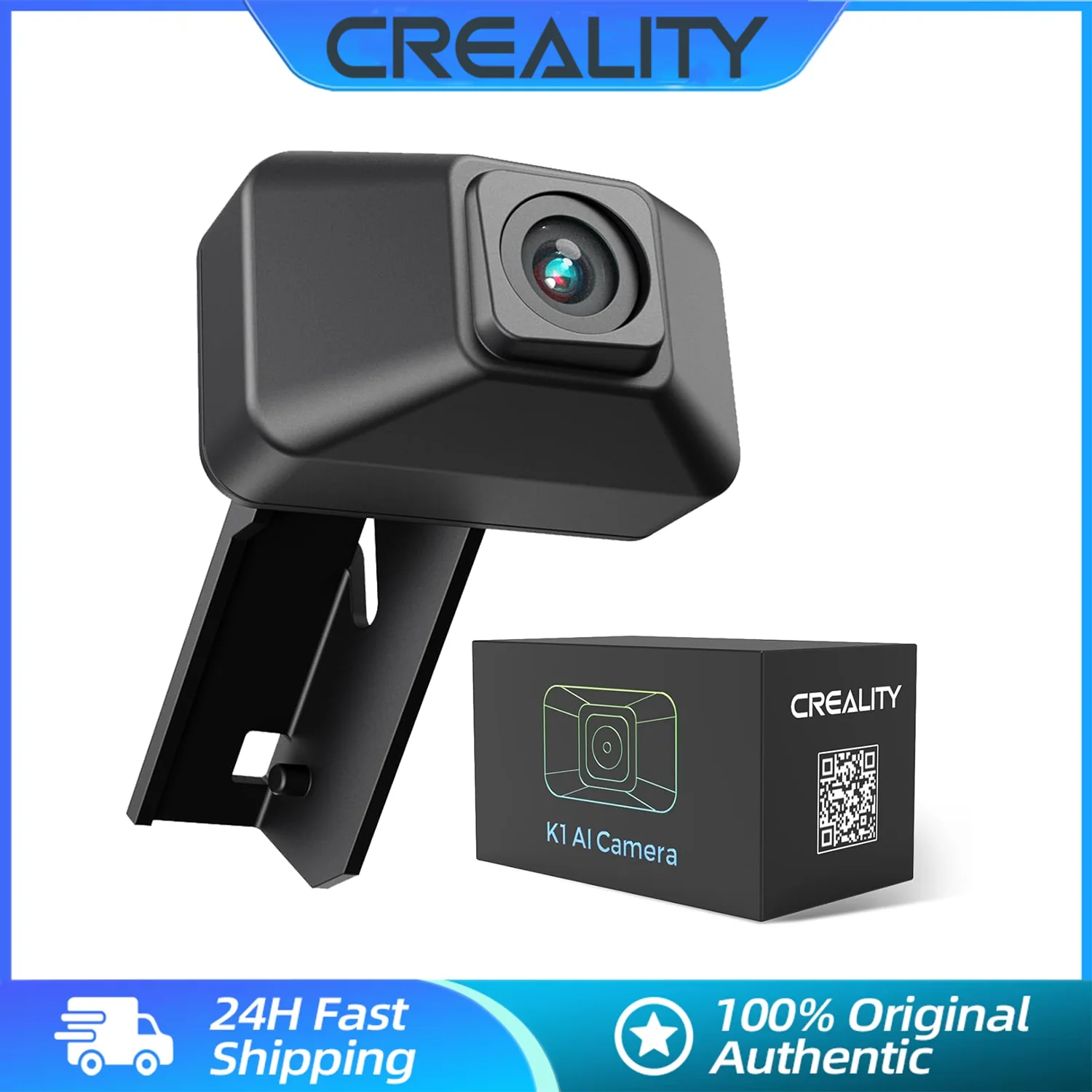 

Creality K1 AI Camera for K1/K1 Max 3D Printer 1080P HD Clear Image Quality AI Detection Time-Lapse Filming Easy to Install