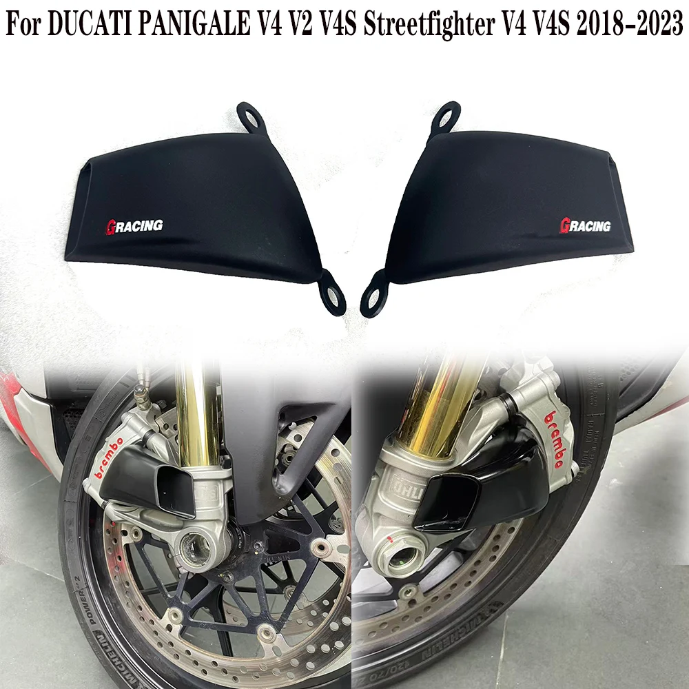For Ducati Panigale V4 V4R V4S / Streetfighter V4 V4S Tuning Motorcycle Front Brake Caliper Radiator abs matte black