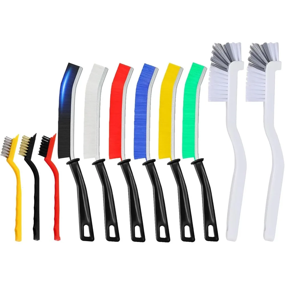 

11PCS Crevice Cleaning Brush Set, Deep Cleaning Groove Gap Cleaning Tool Ideal for Kitchen, Bathroom, Tiles, Corner