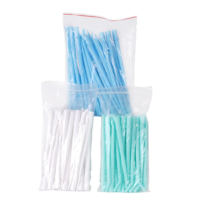 25pcs Dental strong suction tube, suction tube, surgical elbow, strong and weak suction tube, disposable dental suction tube