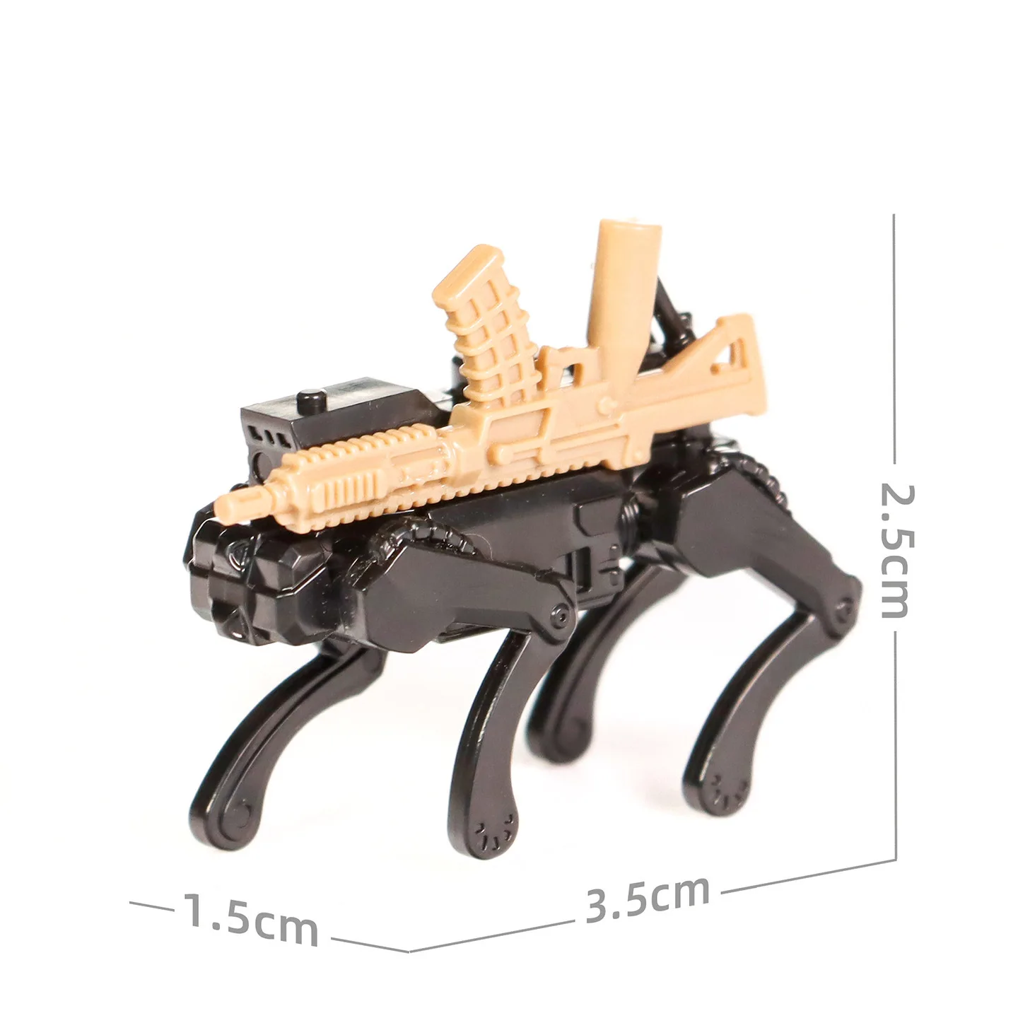 MOC Military Robot Dog & Attack Drone Building Kit robot Dog with Weapons & Gear - Military Bricks Toy