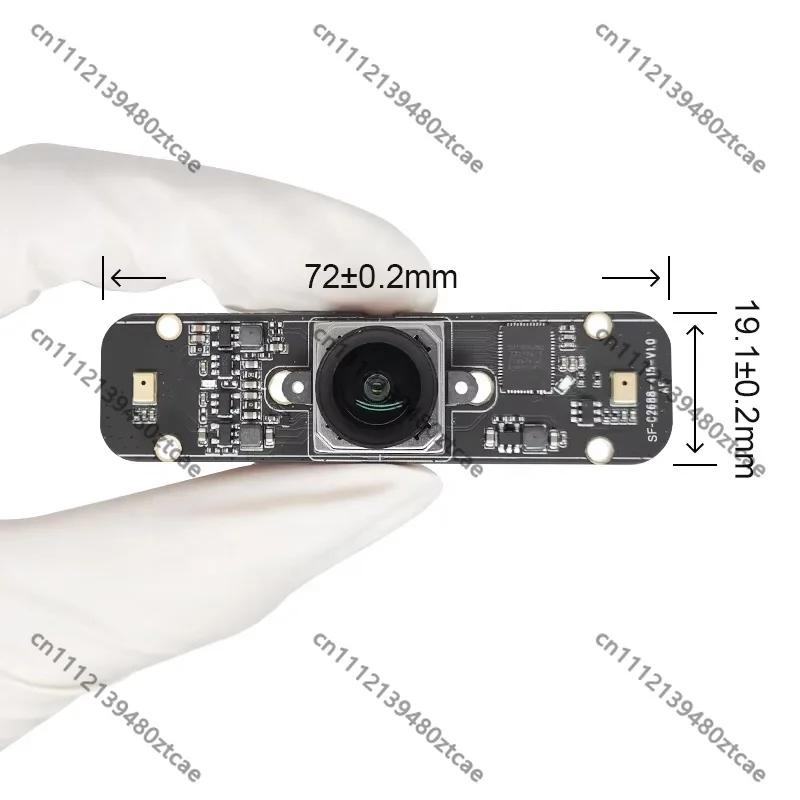 8MP 4K Ultra HD IMX415 Starvis Low Light Sensor Fisheye USB Camera Module,Auto Focus Embedded AI Detection Support IPC Output