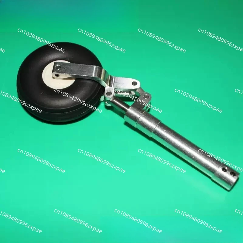RC Airplane Part 120-210mm Damping Kneeling Landing Gear with Wheel Worm Shock Tripod Suitable for 3-5kg RC Aircraft  EDF Plane
