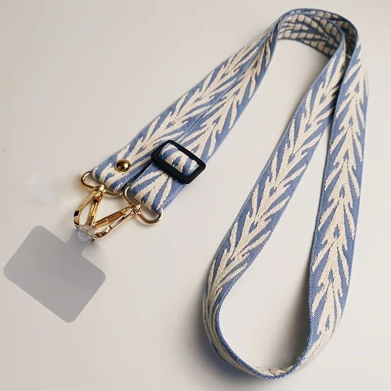 Retro Embroidery Style Adjustable Mobile Phone Hanging Cord