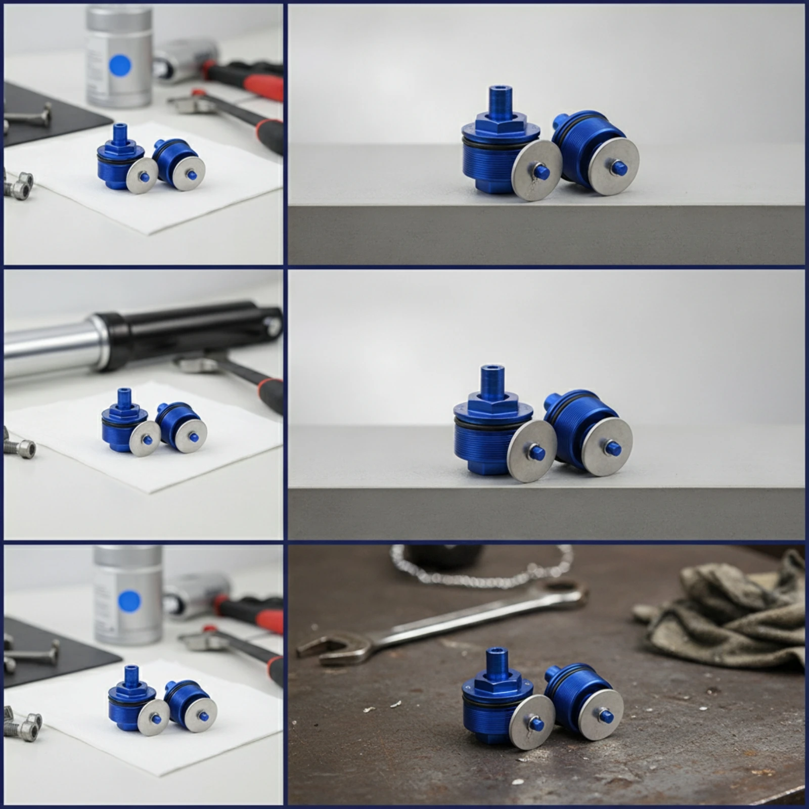 Motorcycle Front Fork Preload Adjuster Cap Metal Motorcycle Front Screw Fork Cover Cap Preload Adjuster Adjustable Direct Fit