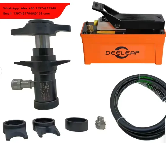 Deeleap 4.5T Ball Joint Removal And Install Tool Kit With Air Hydraulic Pump For Auto Maintenance And Crimping