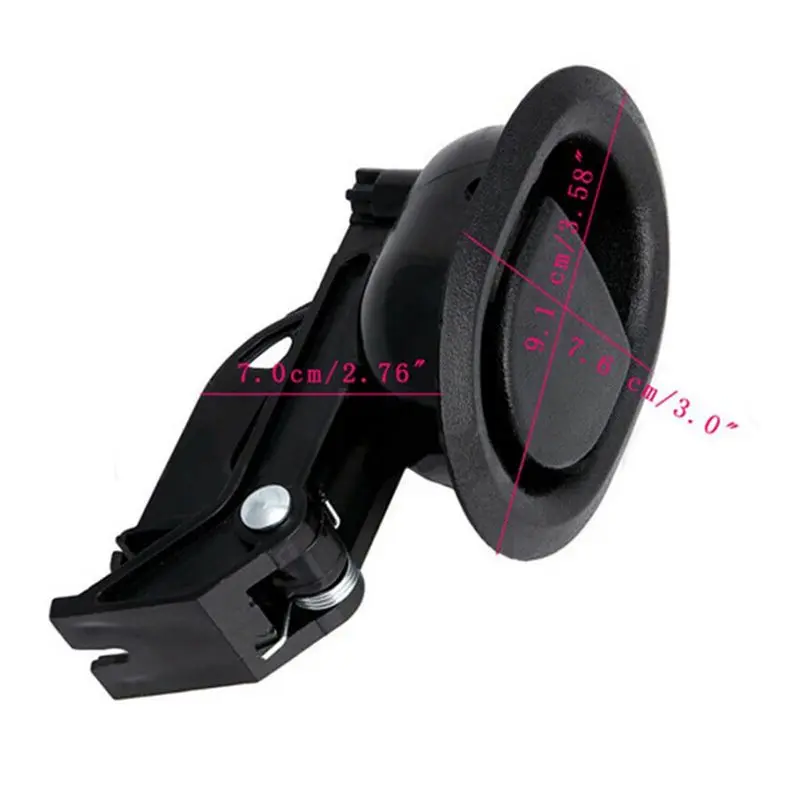 التجزئة 4 قطعة كرسي بلاستيكي الإصدار مقابض سحب البيضاوي أريكة بلاستيكية كرسي استبدال أجزاء دون كابل يناسب كابلات 3 مللي متر و 6 مللي متر #4