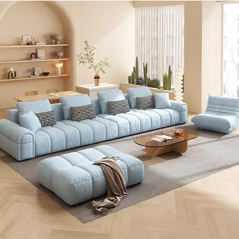 Full Luxury Sofa Comfortable Cute Cloud Loveseat Sectional Sofa Lazzy Modern European Salon Meuble Apartment Furniture