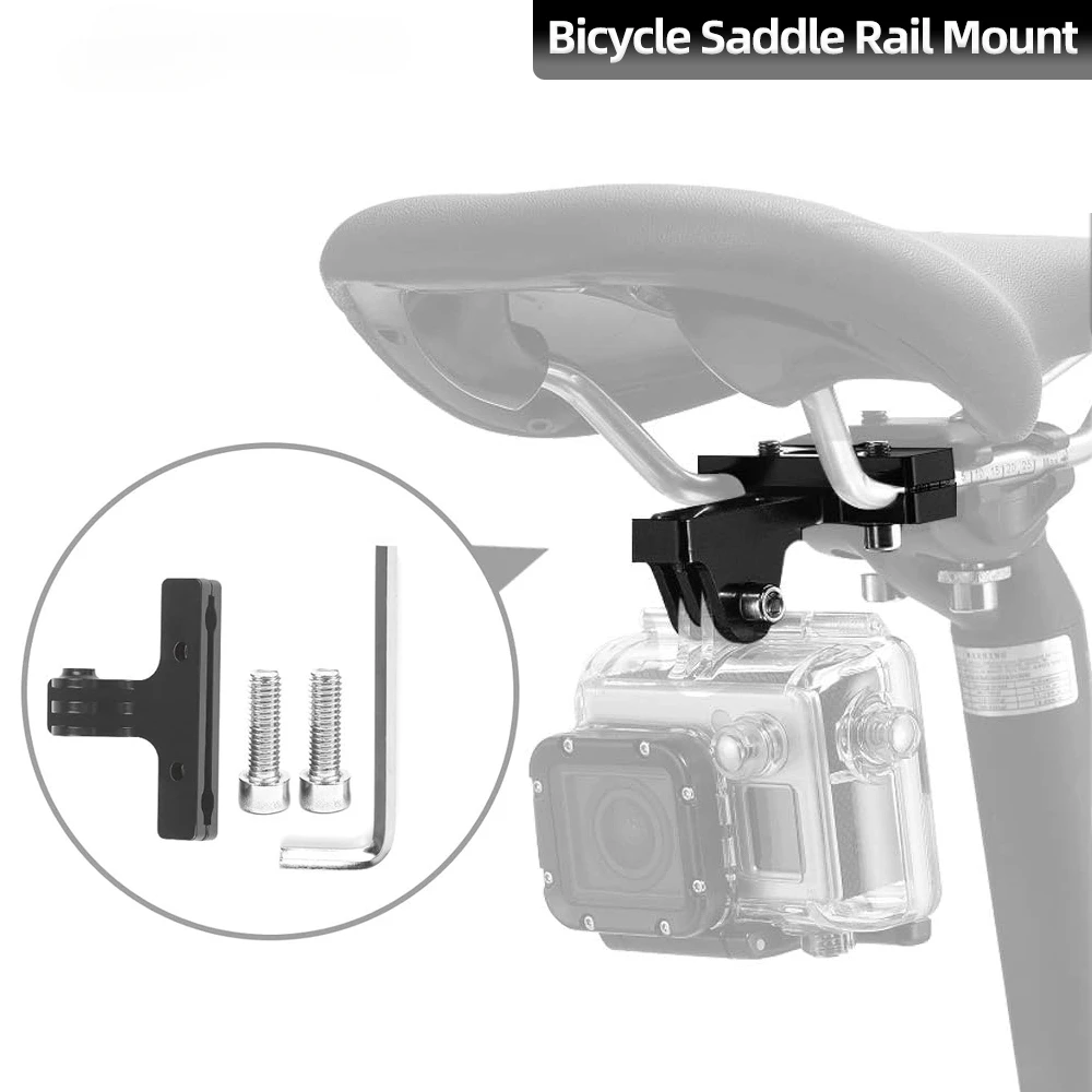 For GoPro Bicycle Saddle Rail Mount Bike Seat Mount For GoPro Hero 13 12 11 10 9 8 7 6 Insta360 X4 X3 X2 DJI Action 5 4 3 AKASO