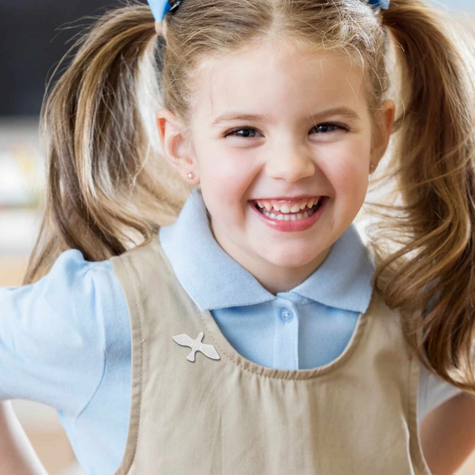 2 قطعة حمامة السلام التلبيب بروش رمز مسيحي دبوس للتواصل المقدس المعمودية حفل ديني الإكسسوار الروحي الطيور المينا #5