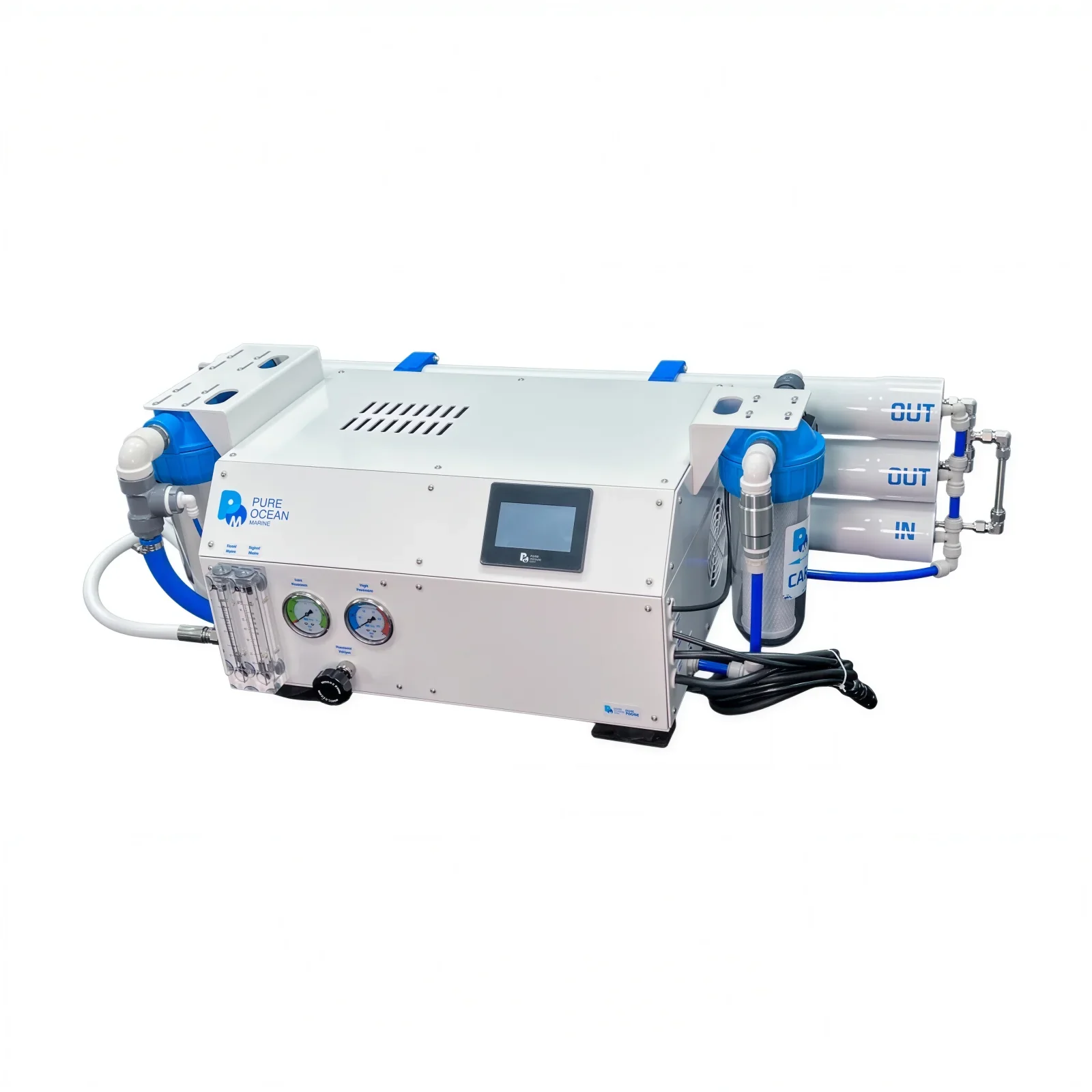 PureOceanMarine Marine Watermaker Integrated Desalination System for Yachts and Fishing Boats, Smart Control & Freshwater making