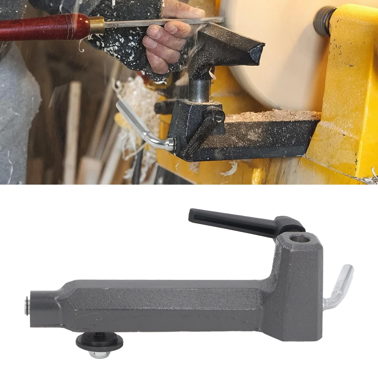 

Чугунное основание для токарного станка Основание держателя токарного станка Чугунное основание для токарного инструмента по дереву для небольшого токарного станка 5/8 дюйма