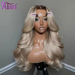 13x6 Honey Blonde Body Wave Human Hair Wigs Transparent 13x4 Lace Frontal Wig Ombre Light Blonde 5x5 Lace Closure Wig Pre Pluck