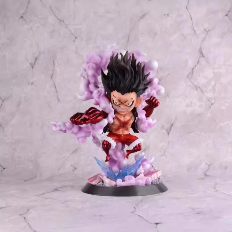 

25cm One Piece Monkey D. Luffy Gear 4 Snake Man Figure PVC Statue Battle Effect Anime Collectible Model Desktop Decor Boy's Gift