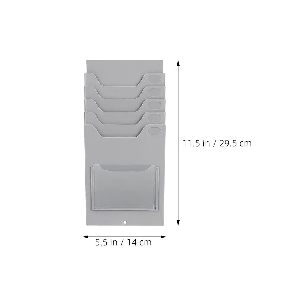 2Pcs Material Card Rack Office Wall Mount Card Holder for Business Cards Attendance Hotel Room Cards Postcard Rack