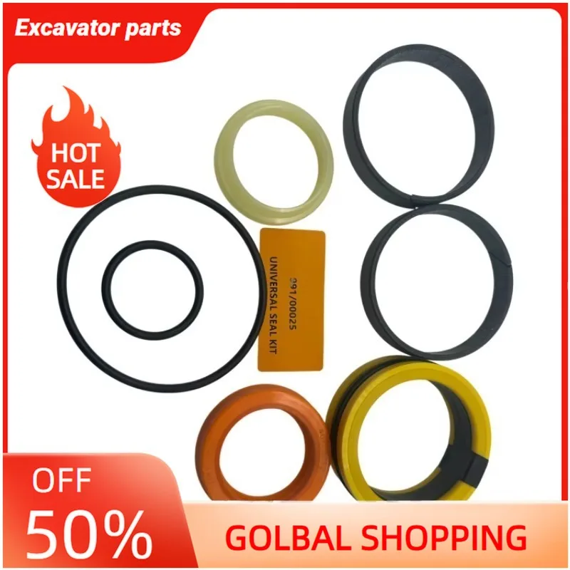 

Ремкомплект экскаватора-погрузчика для высокогидравлического экскаватора 991/00025, комплект уплотнений для 3CX 4CX для деталей строительной техники