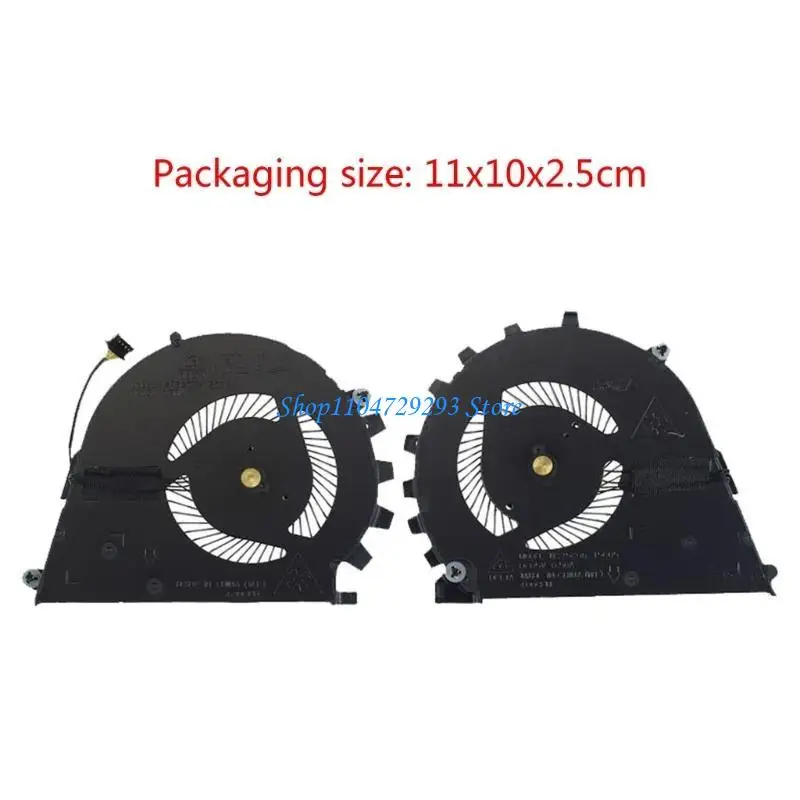 Y2GD per ZBook Studio 15 "G3 CPU e ventola raffreddamento GPU 840960-001 / 922945-001