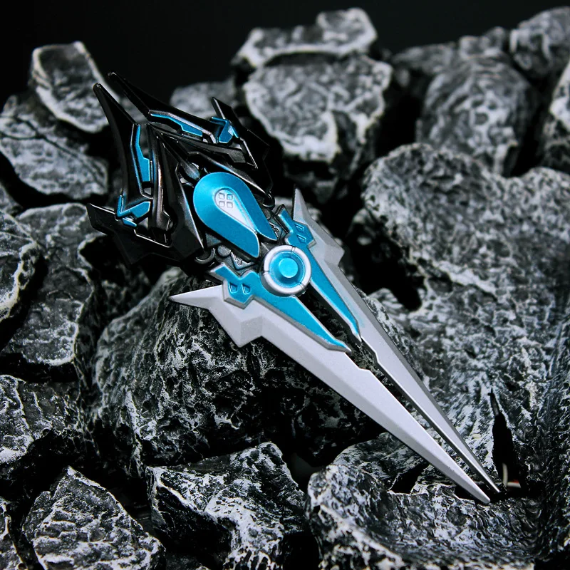 12Cm Lanling King Tacit Confrontatie Ring Mulan 2 Stuks Wapen Model Set Legering Ornamenten Collectie Desktop Display Gift speelgoed