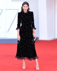 black velvet dress women diamonds with sashes long sleeve ruffles elegant dresses bodycon streetwear runway design clothing