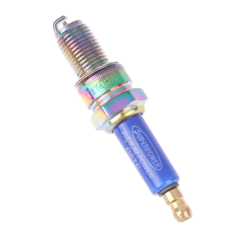 Blue Iridium Spark Plug D8TC For Vertical Engine CG Series 125cc 150cc 200cc 250cc Off-road Vehicle Motorcycle Electric Scooter