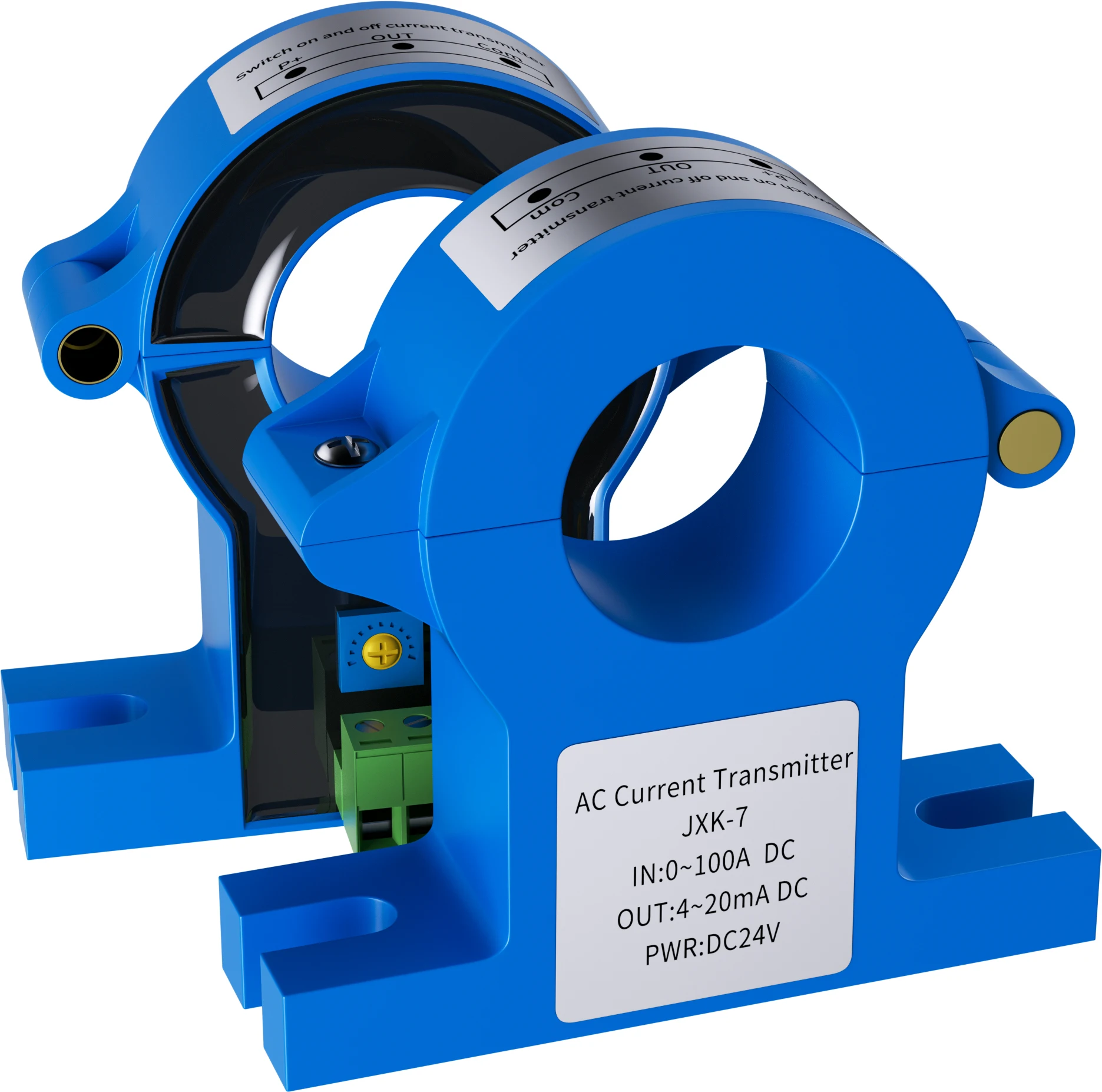 Sensor Atual de Hall Transformador Rachado C.a. C.a. C.a. 600a 1000a C.c. 420ma 010v Rs485