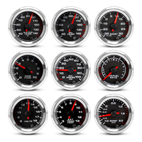 New 12V 52mm 7 Colors Car Boost Water Temperature Oil Temperature Oil Press Air fuel ratio Voltmeter EGT Tachometer RPM Gauge