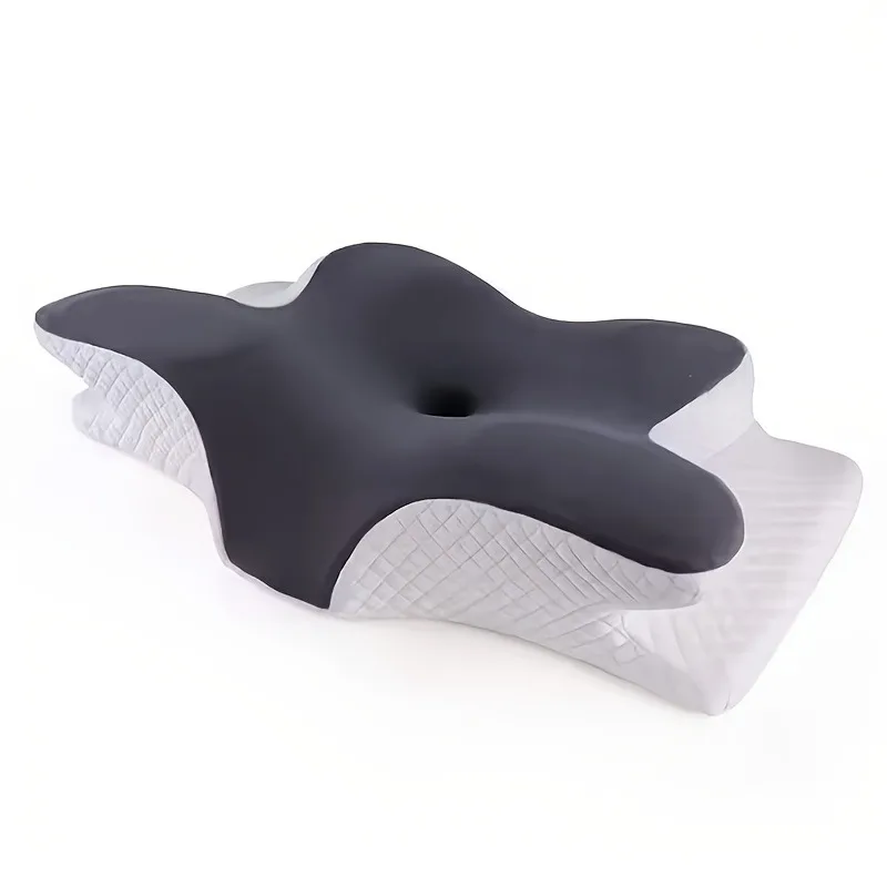 1pc Cervical Neck Pillow Designed for Neck Support Upgraded Memory Foam Pillow Especially for Side Sleeper Sleeping Body Cushion
