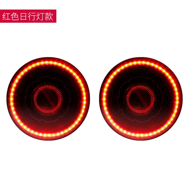 Car Led Head Lamp for Jeep Wrangler 07-19 /Patriot 2011-2015 /Renegade 2016-2019 Headlights DRL Angel Eye Projector Lens