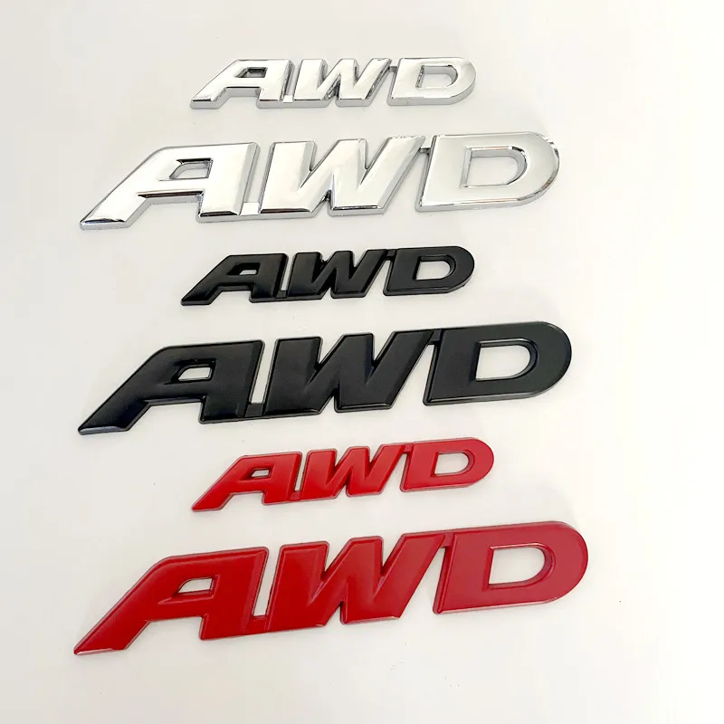 3D Metal Awd Logo C…