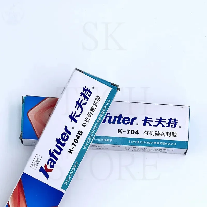 Kafuter K-704 704B White balck Transparent Silicone Industrial Adhesive Glue 45g Glue diy panel glue Bathroom Kitchen Shelves