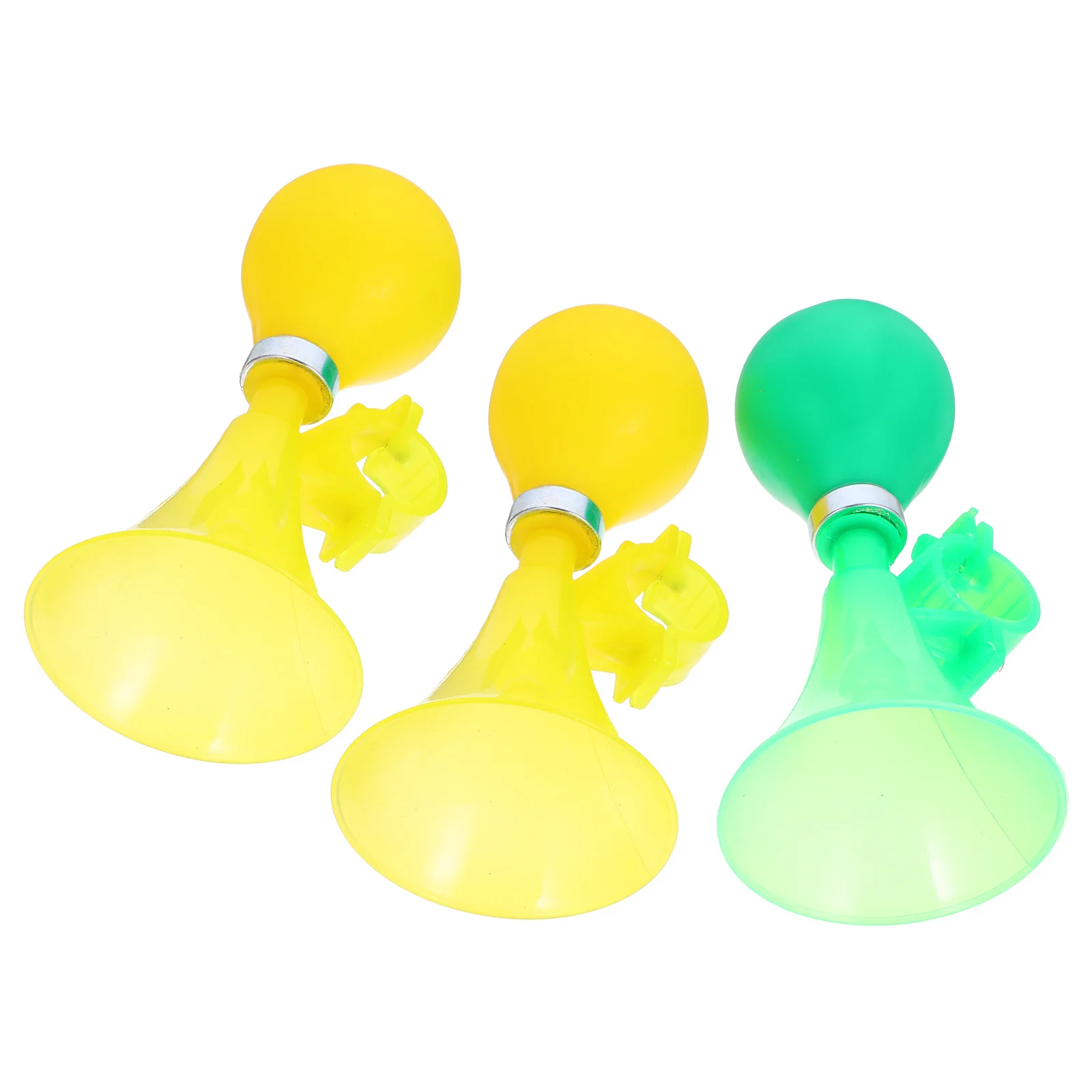 

3Pcs Bike Horn Loud Handlebar Air Horn Alarm Easy Install Remove Suitable for Mountain Bike Scooter Safety Alert