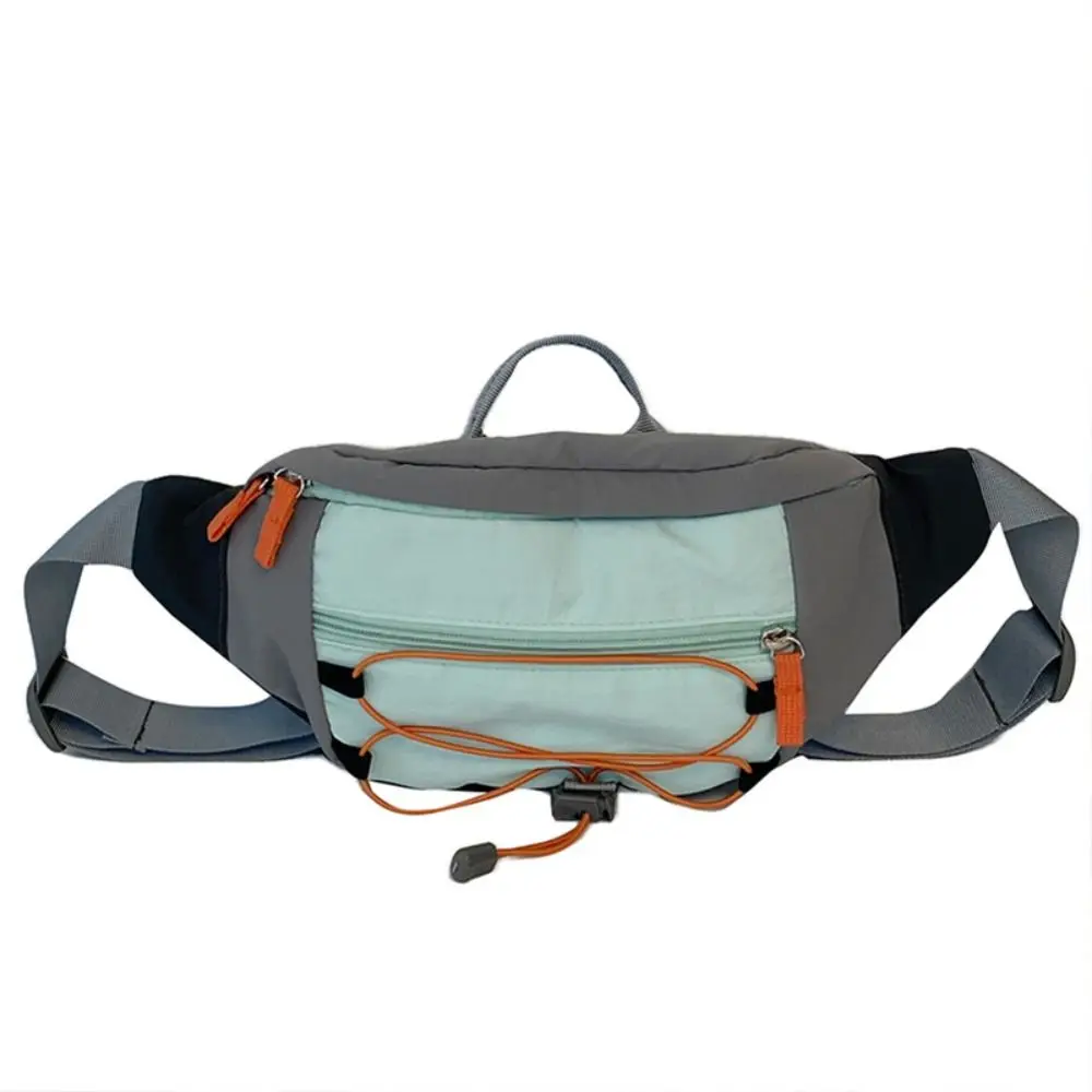 

Patchwork Contrast Color Men Chest Bag Y2k Aesthetic Outdoor Waist Bag Adjustable Strap Large Capacity Sports Walking Bag