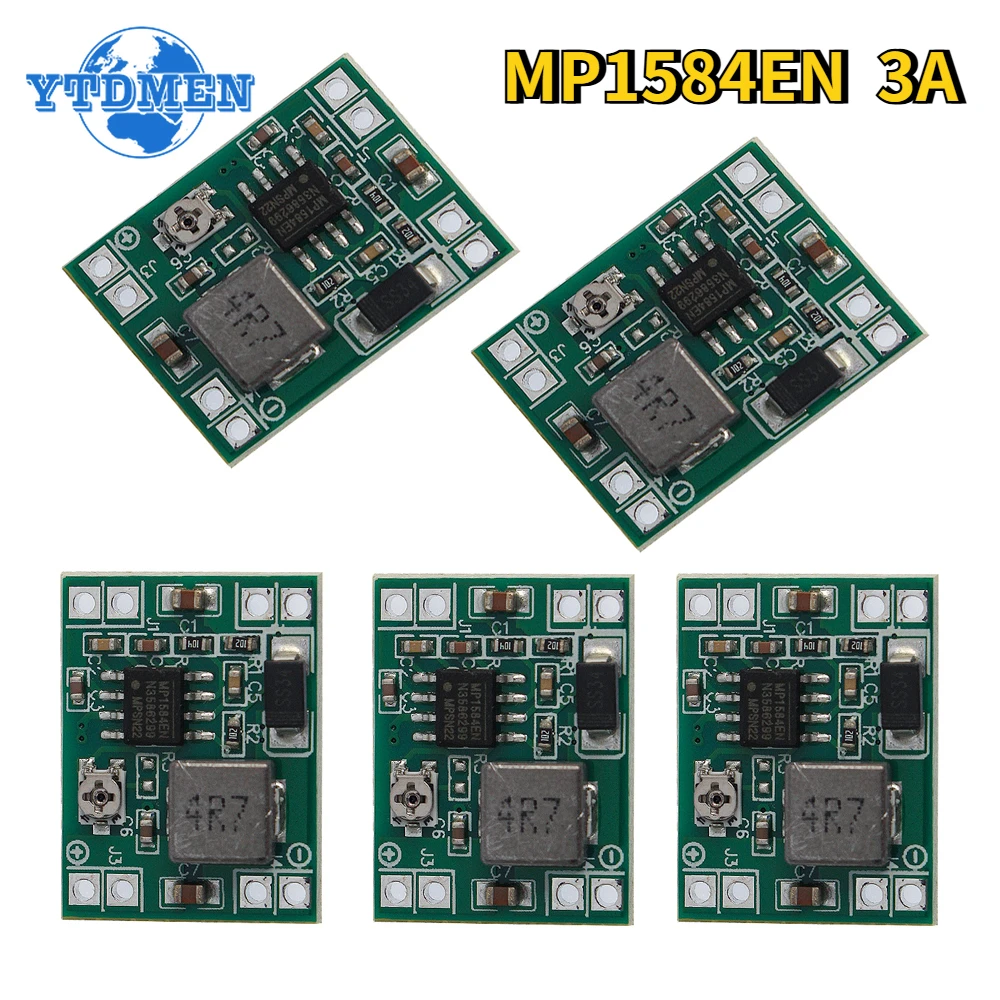 1/5PCS MP1584EN Einstellbare 3A DC-DC Konverter Step Down Spannung Regler Modul Ersetzen LM2596s