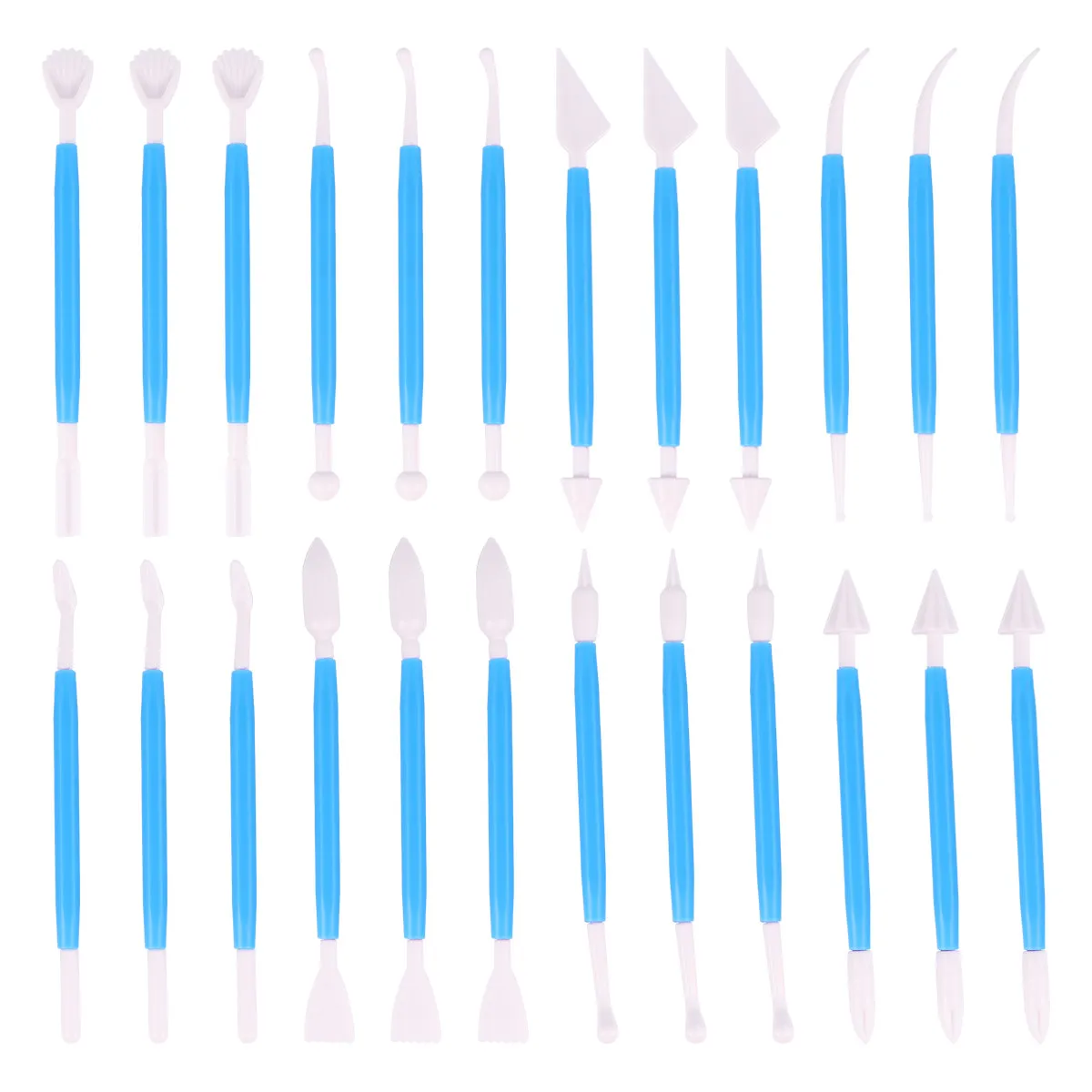 Clay Sculpting Set Sturdy Pottery Carving Tools for Shaping Modeling Cutting Scraping Smoothing Craft Projects Blue Clay