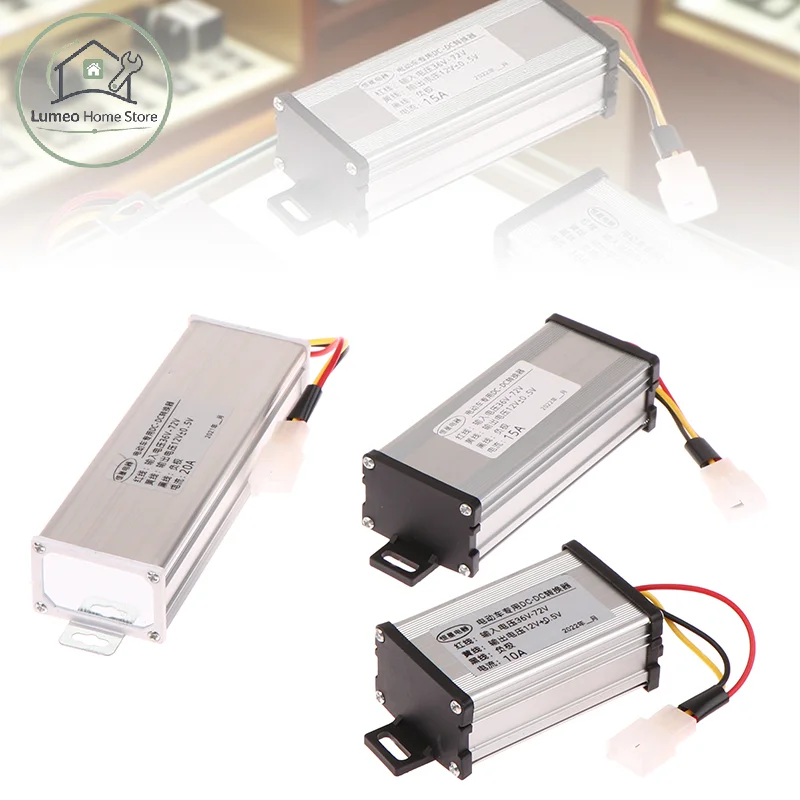 DC 36/48/60/72V to 12V 10A 15A 20A 180W Electric Vehicle DC Converter Electric Power Transformer