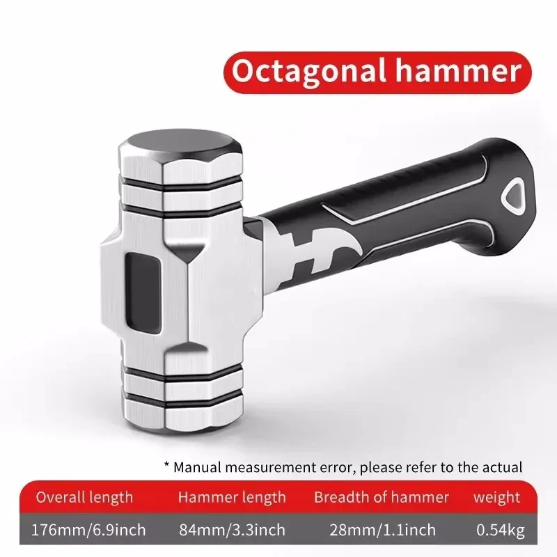 

1pc Hammer, Professional Woodworking Joinery Home Carpentry Hand Hammer, Nail Hammer, Non-Slip Multifunctional