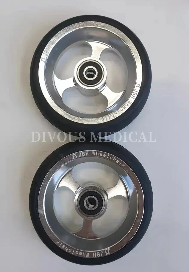 (ペア) 4 インチ前輪車椅子障害者マニュアルスポーツ車椅子アクセサリー