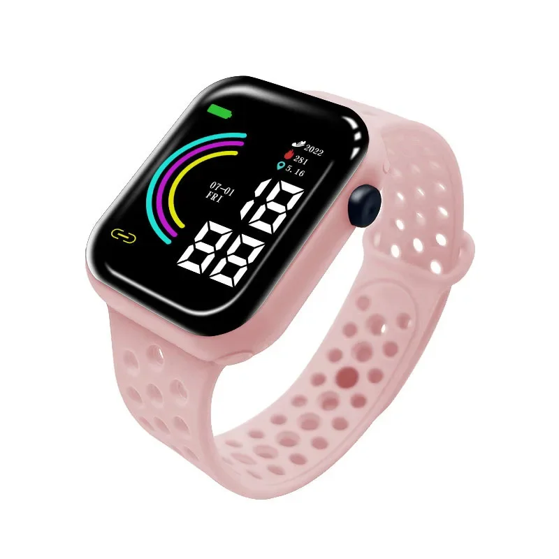 2025 neue Mode LED Digital Uhren für Frauen Sport Uhr Junge Mädchen Silikon Uhr Elektronische Uhr Reloj Mujer Montre