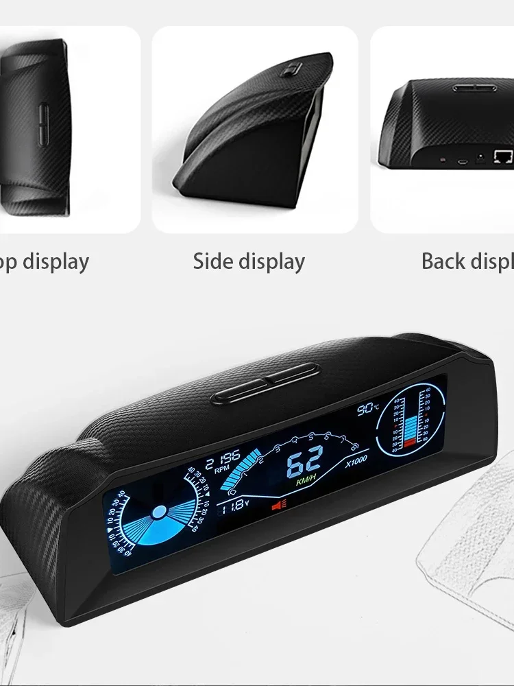 AUTOOL X90 Board Computer Head Up Display Hud Obd2 Car Speedometer Slope Meter Code Clear Inclinometer Compass Car Electronics