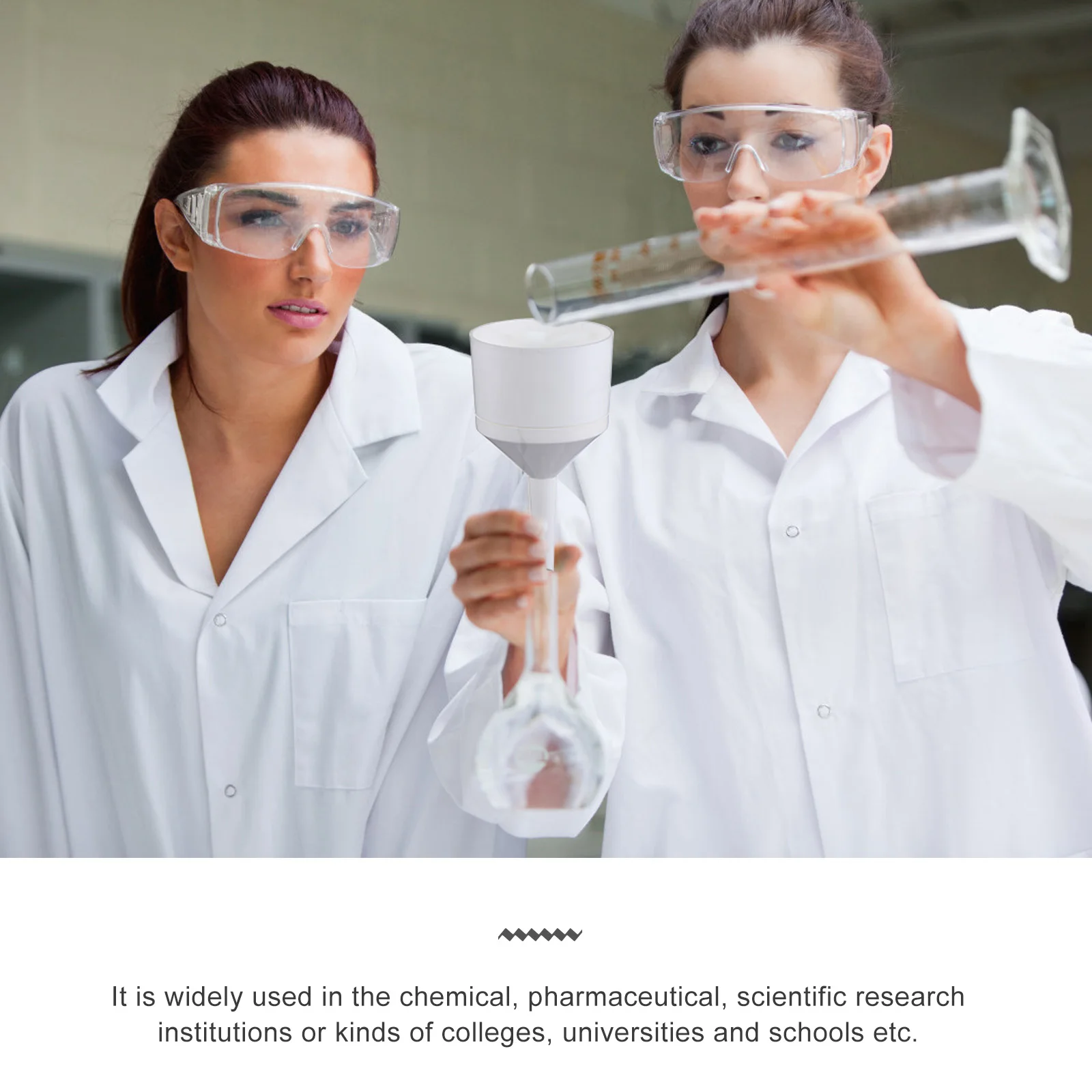 

Short Stem Funnel Suction Filter Laboratory Filtration Brinell Plastic Detachable Funnels