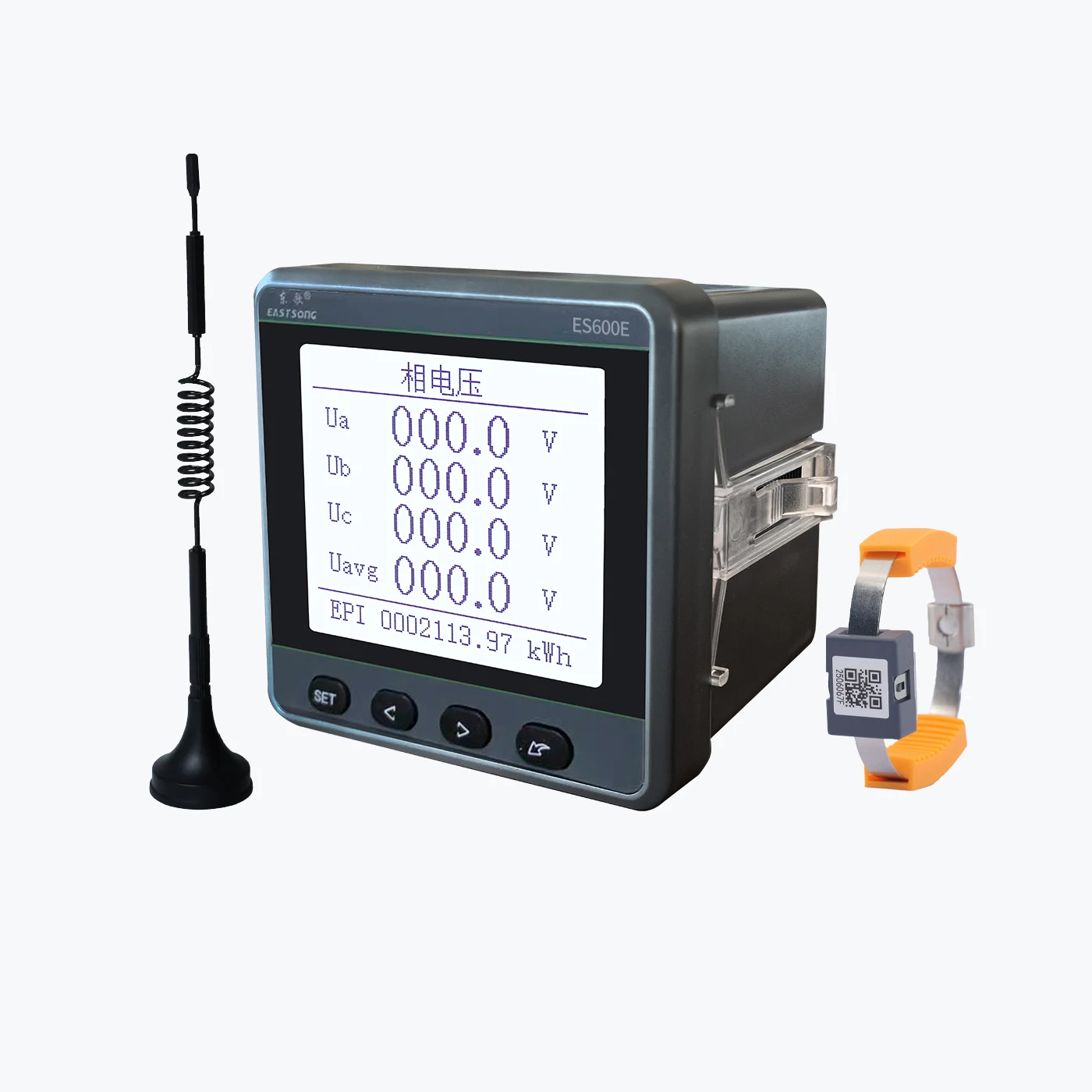 ES600E-CW-6 Industrial Wireless Temperature Monitoring System High Accuracy 6-Channel Temperature Sensor with RS485 Modbus
