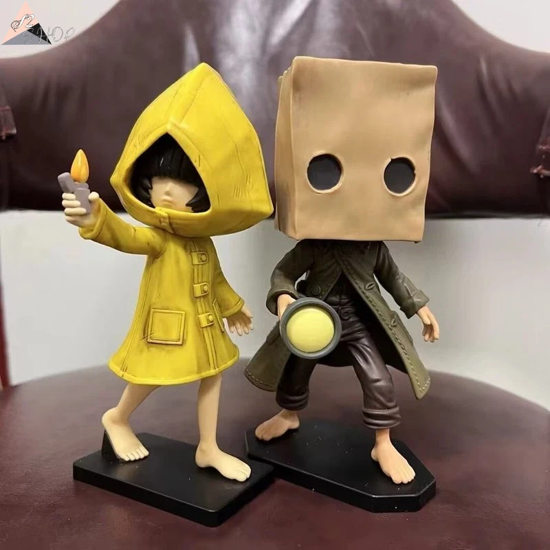 مجموعة شخصيات Little Nightmares Six & Mono، نموذج قابل للجمع لحقيبة الكمبيوتر وديكور السيارة