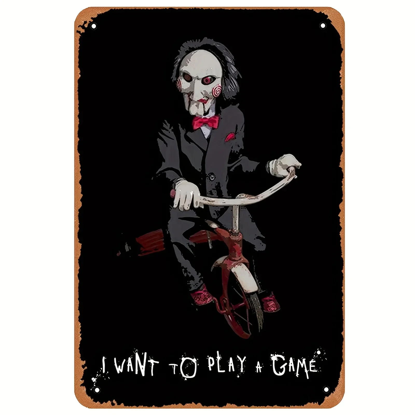Board Game Quote - Vintage Metal Bulletin Board, 