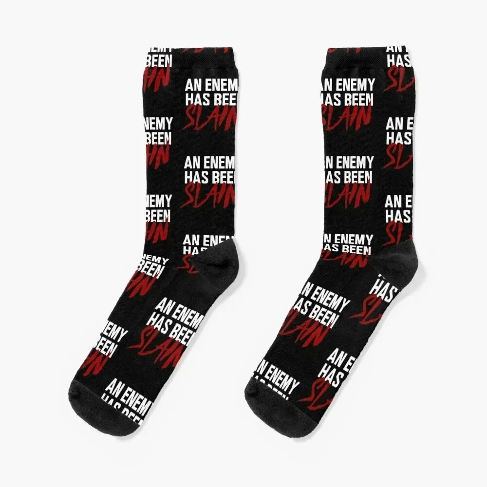 An Enemy Has Been Slain Socks golf cycling hiphop Socks Men's Women's