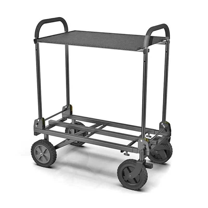 Lightweight Portable Production Cart That’s Expandable and Foldable C100