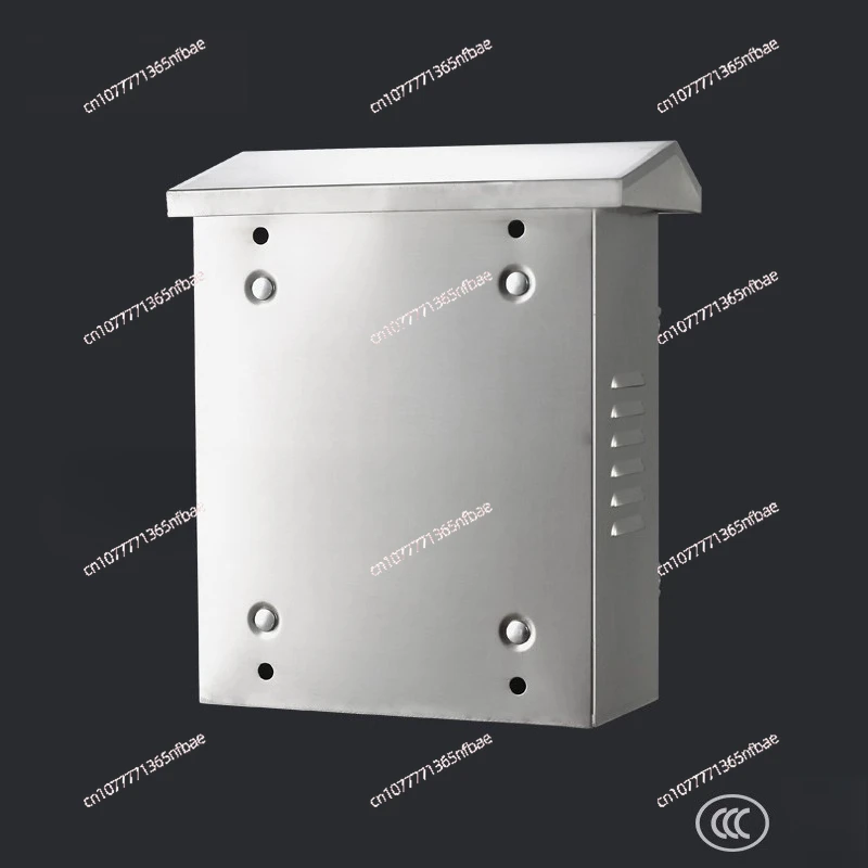 Stainless Steel Distribution Box 300400160mm Waterproof Rainproof Outdoor Electrical Control Box for Industrial & Home Use