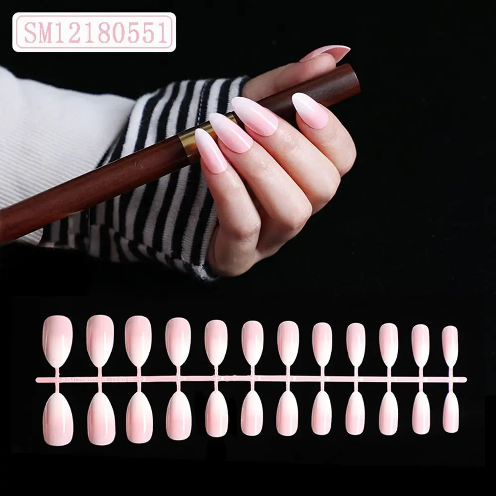 

Beauty Natural Ballerina Manicure Tool Full Cover False Nail Tips Fake Nails