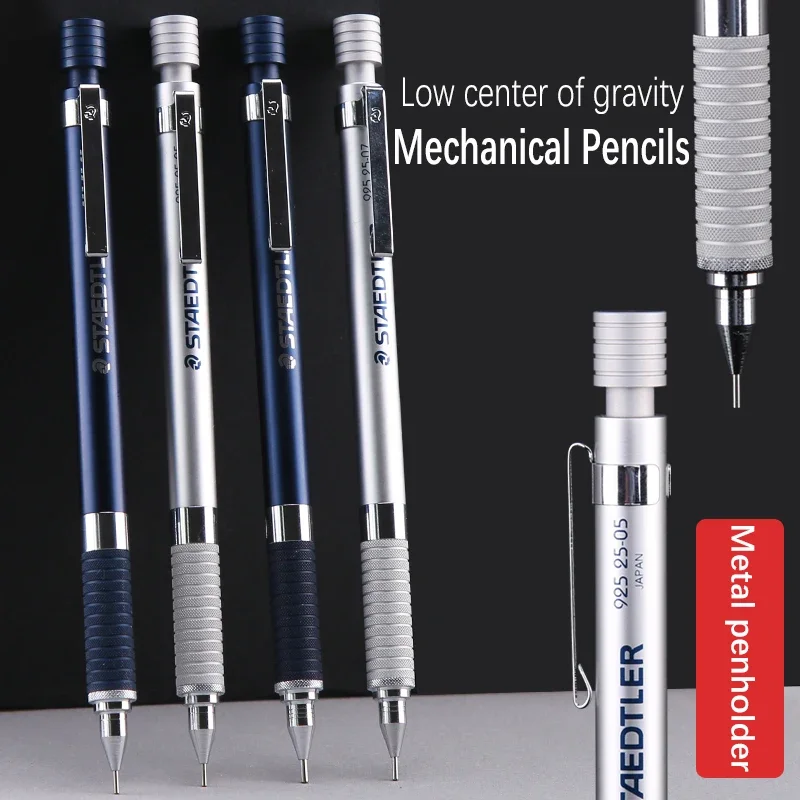 

1pc STAEDTLER Mechanical Pencil 925 25 35 Professional Drawing Drafting Sketching Metal Pencil Office School Supplies