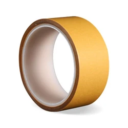 1PCS 10M/Roll PET Double Sided Super Sticky Adhesive Tape Heat Resistant 0.05mm Thick Transparent PET Strong Double Sided Tape
